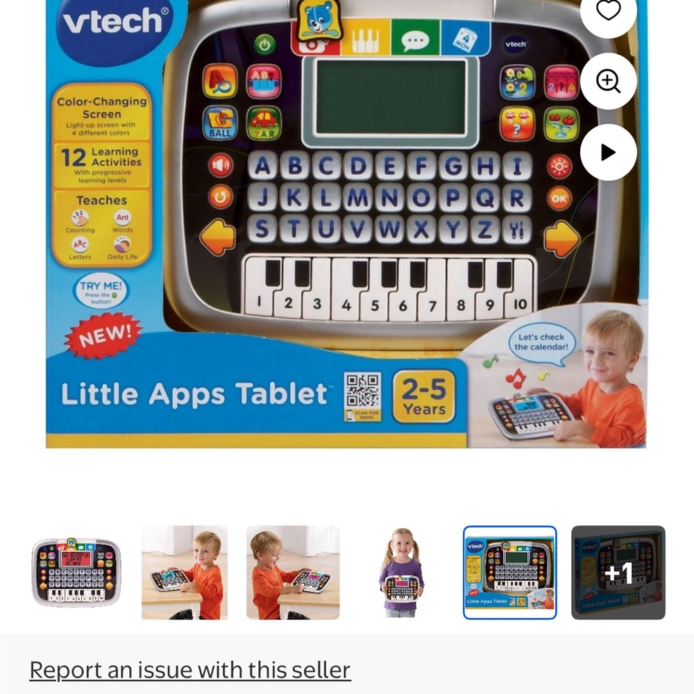 VTech Little Apps Tablet - Black